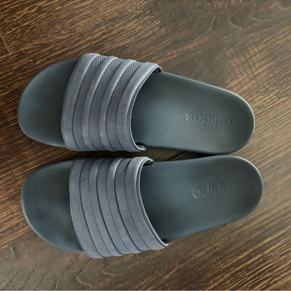 ADIDAS ADILETTE COMFORT SLIDES blue w8/m7
